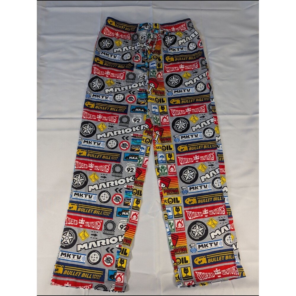 Super Nintendo World Mario Kart Graphic Lounge Pants Epic Universe Size S